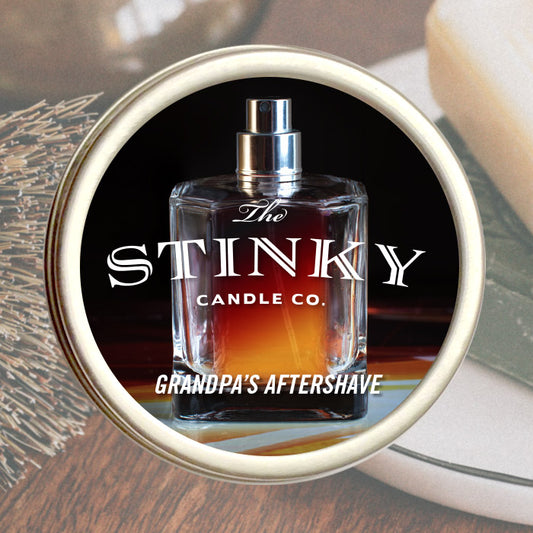 Grandpa's Aftershave Candle